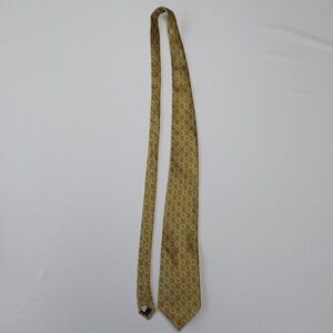 Patrick Francis Silk Celtic Tie Symbols Ireland Irish W3.75xL57 Gold